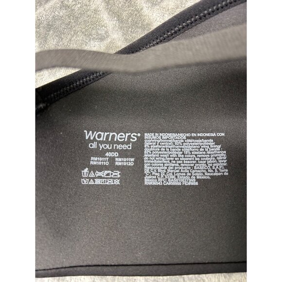 Black Warners all you need 40DD Bra Wireless - Picture 3 of 5